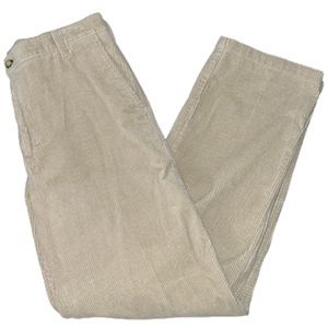 Cherokee Brand. Cream Colored Corduroy Pants. 36x34.